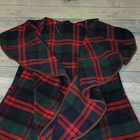 Peach Love California Plaid Vest sz Small - Picture 2 of 4